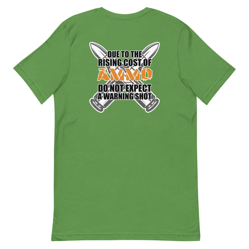Rising Cost of Ammo Short-sleeve unisex t-shirt - Mainstream Freedom